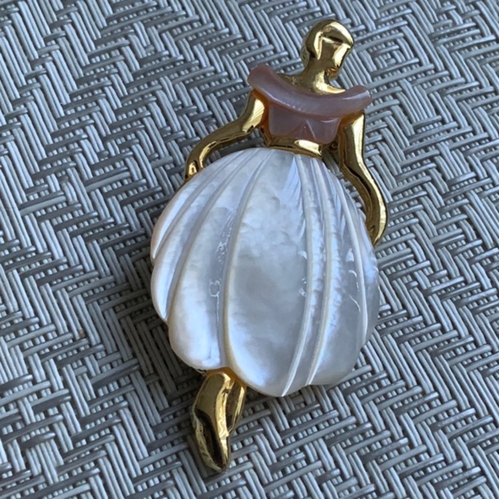 Pink Ballerina Brooch